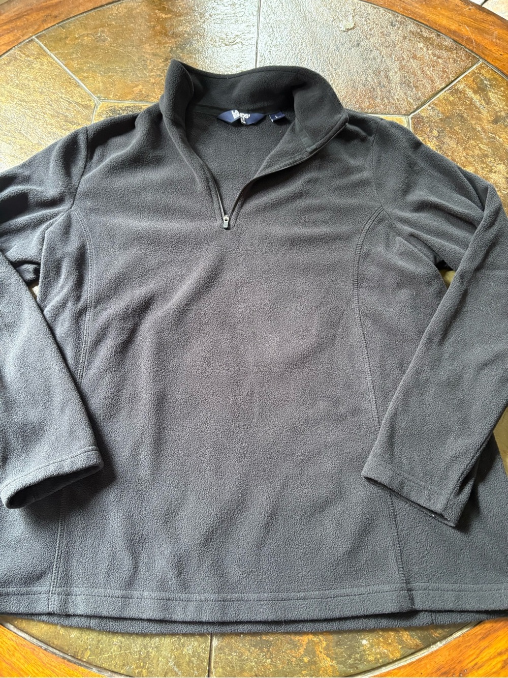 Lands' End Black Fleece Pullover